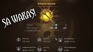 MIR4  Sarmatis Staff 6 TE Weapon Sa wakas nag 6 den 202 Deb Res boost [upl. by Ailla451]