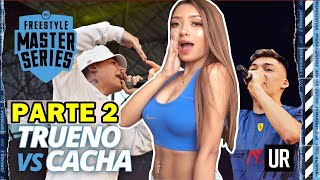 REACCIONO A TRUENO VS CACHA POR PRIMERA VEZ segunda parte [upl. by Darline]