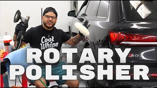 How to use a rotary polisher FOR BEGINNERS [upl. by Leirea]