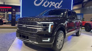 2024 Ford F150 Platinum Powerboost Hybrid At Seattle International Auto Show [upl. by Franciska]