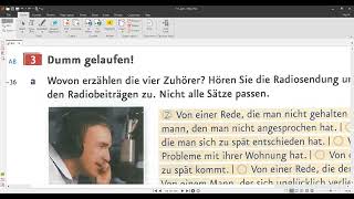 MENSCHEN B1 KURSBUCH Einheit 10 quot Hätte ich das bloß anders gemachtquot Ders 2  Türkçe [upl. by Perusse]