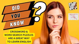 Crossword and Word Search Puzzles will improve your learning English [upl. by Jenna450]