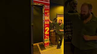 BEAT THE BAR AT NY AXE 2 MINUTE challenge foryou funny funnyvideo beer axe fun [upl. by Elder]