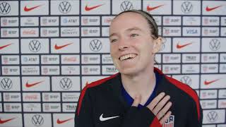 USWNT Midfielder ROSE LAVELLE Team USA beat Korea Republic [upl. by Wsan]