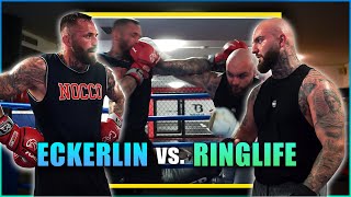 CHRISTIAN ECKERLIN vs RINGLIFE Hartes Sparring 5 Runden 5 Fragen  BONUS FRAGEN  RINGLIFE [upl. by Jeminah]