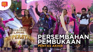 Eksklusif Putera Muhammad amp Amalina Arham Persembahan Pembukaan  Final Muzikal Lawak Superstar 4 [upl. by Cerracchio]