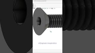 Allen Key Counter Head Screw Assortment  EngineerImagination solidworks shorts trending 3d [upl. by Lamag464]