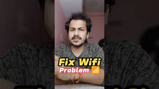 Fix Wifi Connection Problem 🔥 ytshorts wifi pc tipsandtrick [upl. by Aivlis836]