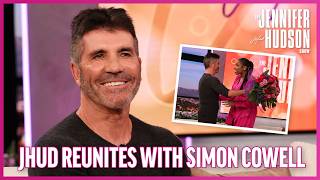 Jennifer Hudson Reunites with Simon Cowell After 18 Years and Sings Him a Song [upl. by Oigroeg]