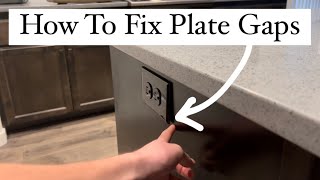 How To Fix Electrical Wall Plate Gaps [upl. by Rasecoiluj624]