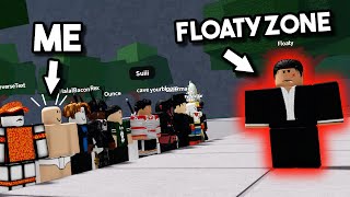 I snuck into FloatyZones 10000 ROBUX TOURNAMENT in Roblox The Strongest Battlegrounds [upl. by Llerod630]