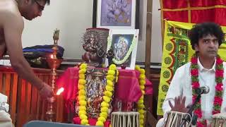 Madhava Bhavathuthe Mangalam and Arati  Thodaya Mangalam  Hindu temple of Scotland [upl. by Ginzburg]