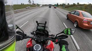 2021 CRF300L RALLY  Quick Freeway Ride Revisited Better Audio [upl. by Carrel661]