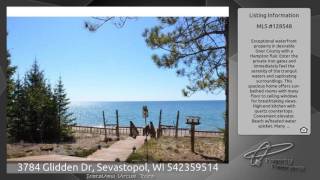 3784 Glidden Dr Sevastopol WI 542359514 [upl. by Otreblide]