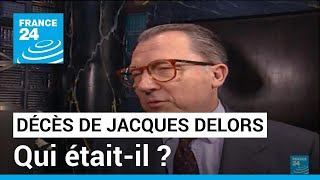 Décès de Jacques Delors  qui était ce fervent défenseur du fédéralisme européen [upl. by Anneh841]