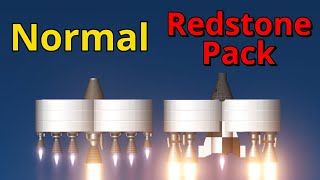 SFS Normal VS Redstone Pack Engines [upl. by Diego]