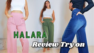 Halara Flex Denim and news Review Try on haul [upl. by Mollie555]