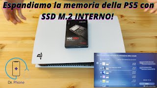 Aumentiamo la Memoria di 1tb Playstation 5  Espansione memoria PS5 con SSD M2 [upl. by Yerffoj]