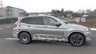 2019 BMW X3 M SPIED TESTING AT THE NÜRBURGRING [upl. by Vanzant173]