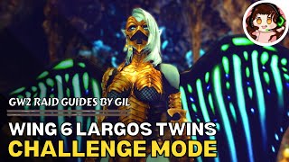 GW2 Raid Guides Largos Twins CM Wing 6 [upl. by Yonina]