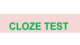 HOW TO SOLVE CLOZE TEST BEST STRATEGYFOR BANK SSCOTHER COMPETITIVE EXAMINATIONS [upl. by Yecrad]