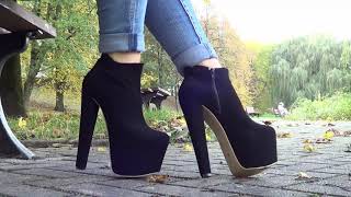 high heels  extreme platform ankle boots from TAJNACLUB [upl. by Irene]