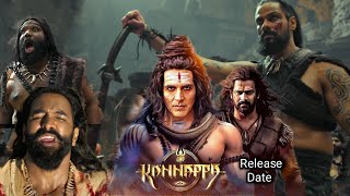 Kannappa Movie Release Date  Official Teaser  Prabhas  Akshay Kumar  Vishnu Manchu  Mohanlal [upl. by Benn860]