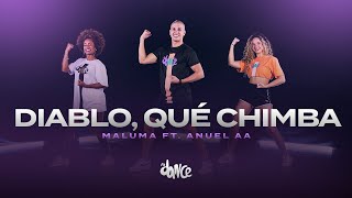 Diablo Qué Chimba  Maluma Ft Anuel AA  FitDance Choreography [upl. by Schnapp]