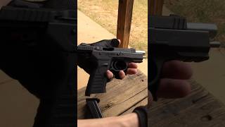 Firing A Tanfoglio Witness 10mm [upl. by Akemrej]