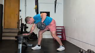 Dumbbell Row with Pronated Grip  Upper Body Strength  Syracuse Fitness Center [upl. by Edac]