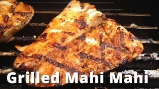 Grilled Mahi Mahi  How To Grill Mahi Mahi Fish Tacos [upl. by Atinram]