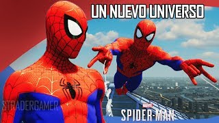 SPIDERMAN PS4 TRAJES UN NUEVO UNIVERSO  SPIDERVERSE  SPIDERMAN INTO THE SPIDERVERSE [upl. by Ahsemat]