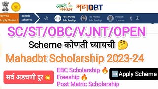 11th Mahadbt Scholarship Scheme Selection I Mahadbt Scholarship Scheme I Scholarship Form Fill Up [upl. by Enelcaj]