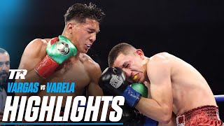 Emiliano Vargas Continues To Dominate The Opposition  FIGHT HIGHLIGHTS [upl. by Hras291]