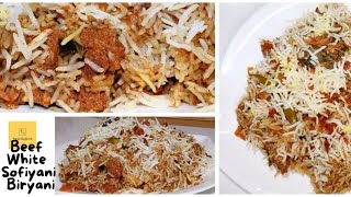 Delicious White Sofiyani Biryani  HCF urdu recipe biryani food [upl. by Dnana629]