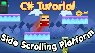 How to Make a Mario Style Side Scrolling Game in Windows Form and C in Visual Studio [upl. by Anitnuahs549]