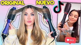 PROBAMOS EL NUEVO CEPILLO ALISADOR QUE SE HA HECHO VIRAL EN TIK TOK  REVLON PLUS [upl. by Ferren272]