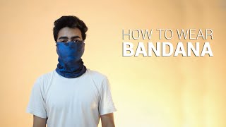 How to Wear a Bandana  5 Ways  Mask Alternative [upl. by Kavanagh29]