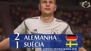 Golaço de Toni Kroos no Fim  Alemanha 2 x 1 Suécia  Copa do Mundo Rússia 2018 [upl. by Vedette152]