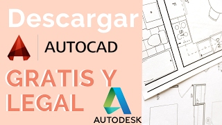 Como Instalar AutoCad Gratis Y Legal  Autodesk  Lejarevalo [upl. by Nyral]