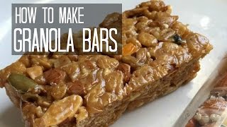 How to Make Chewy Granola Bars [upl. by Ayn]