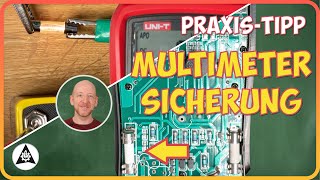 Sicherung im Multimeter tauschen [upl. by Yot542]