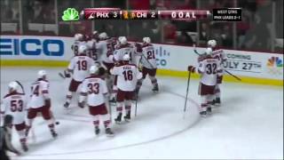 Phoenix Coyotes Playoff Highlights 2012 [upl. by Keldah500]