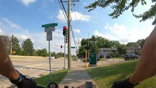 SchaumburgBusse Woods Evening Ride  July 15 2024  Schaumburg IL  GoPro 4K60 Road Bike Cam [upl. by Hildegaard250]