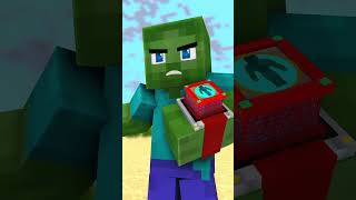 Zombie Becomes Buff Herobrine In Iron Man Challenge ⌚⚡ Transform Watch [upl. by Pillyhp934]