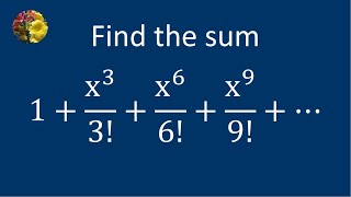 Find the sum 1  x33  x66  x99 [upl. by Imat]