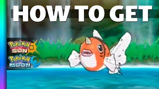 HOW TO GET Seaking in Pokemon Sun and Moon [upl. by Greenburg]