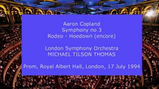 Aaron Copland  Symphony no 3 Michael Tilson Thomas conducting the LSO in 1994 [upl. by Nauaj744]