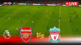 🔴ARSENAL vs LIVERPOOL  Premier League 2425  Full Match  PES Simulation Game [upl. by Alinoel]