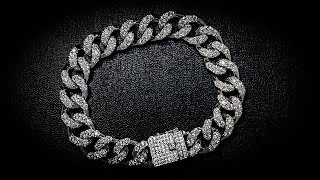 Making a Cuban Chainas Bobby White with diamonds [upl. by Ayrad]